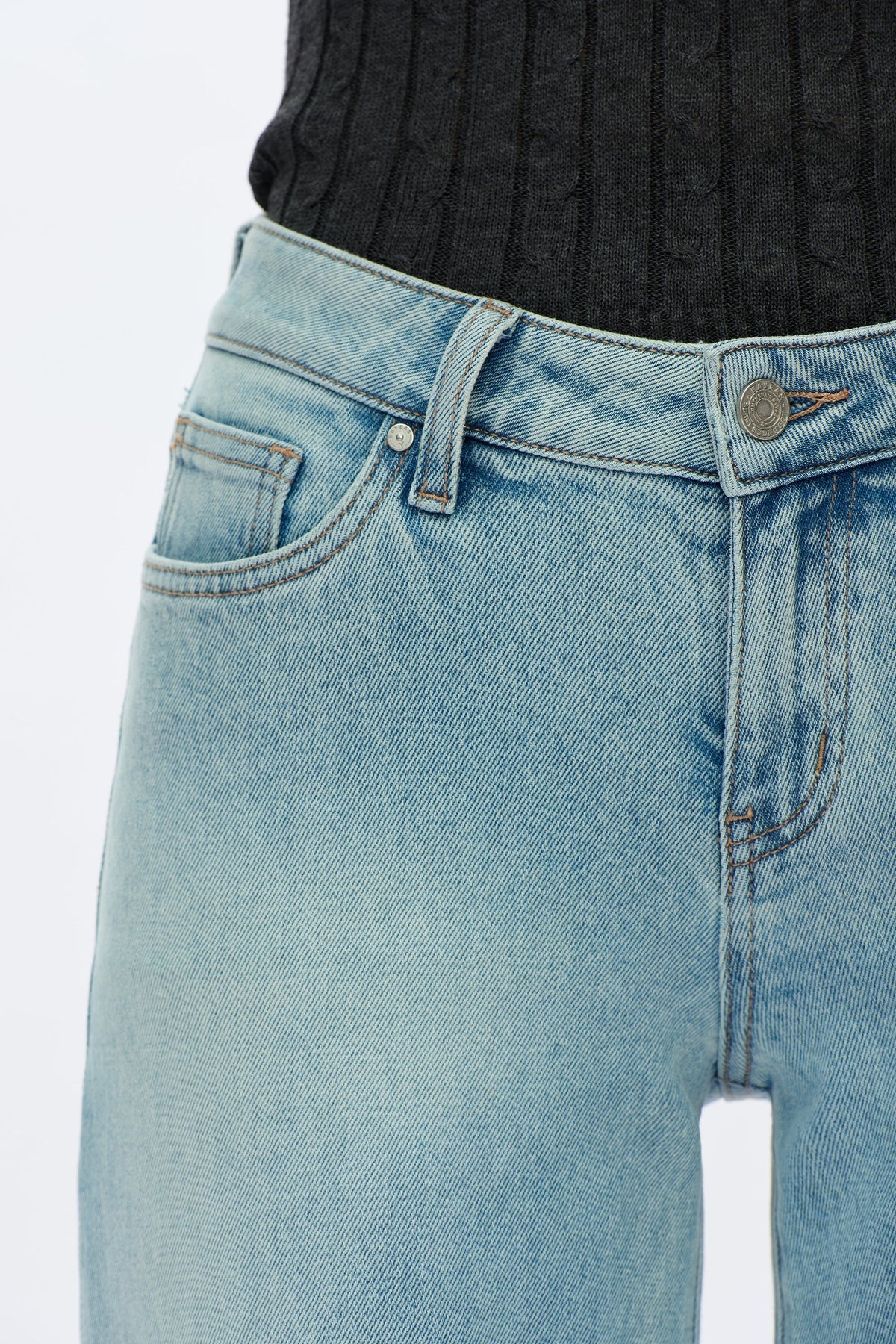 Low Rise Slim Straight Leg Denim - BYT5265