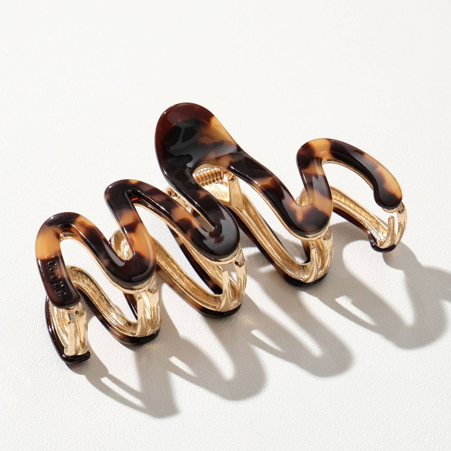 Willow Vintage Metal Squiggle Claw Clip - Large