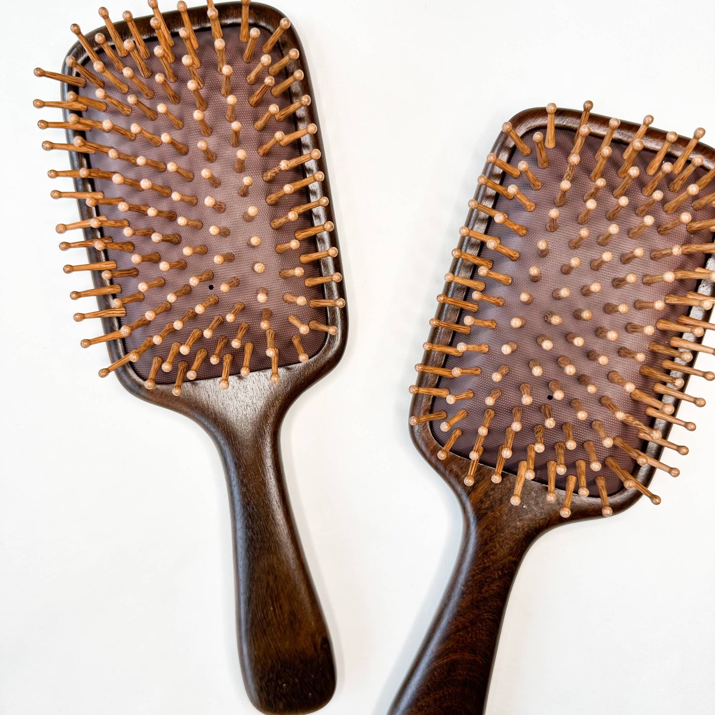 Premium Rosewood Hair Brush with Natural Bamboo Bristles