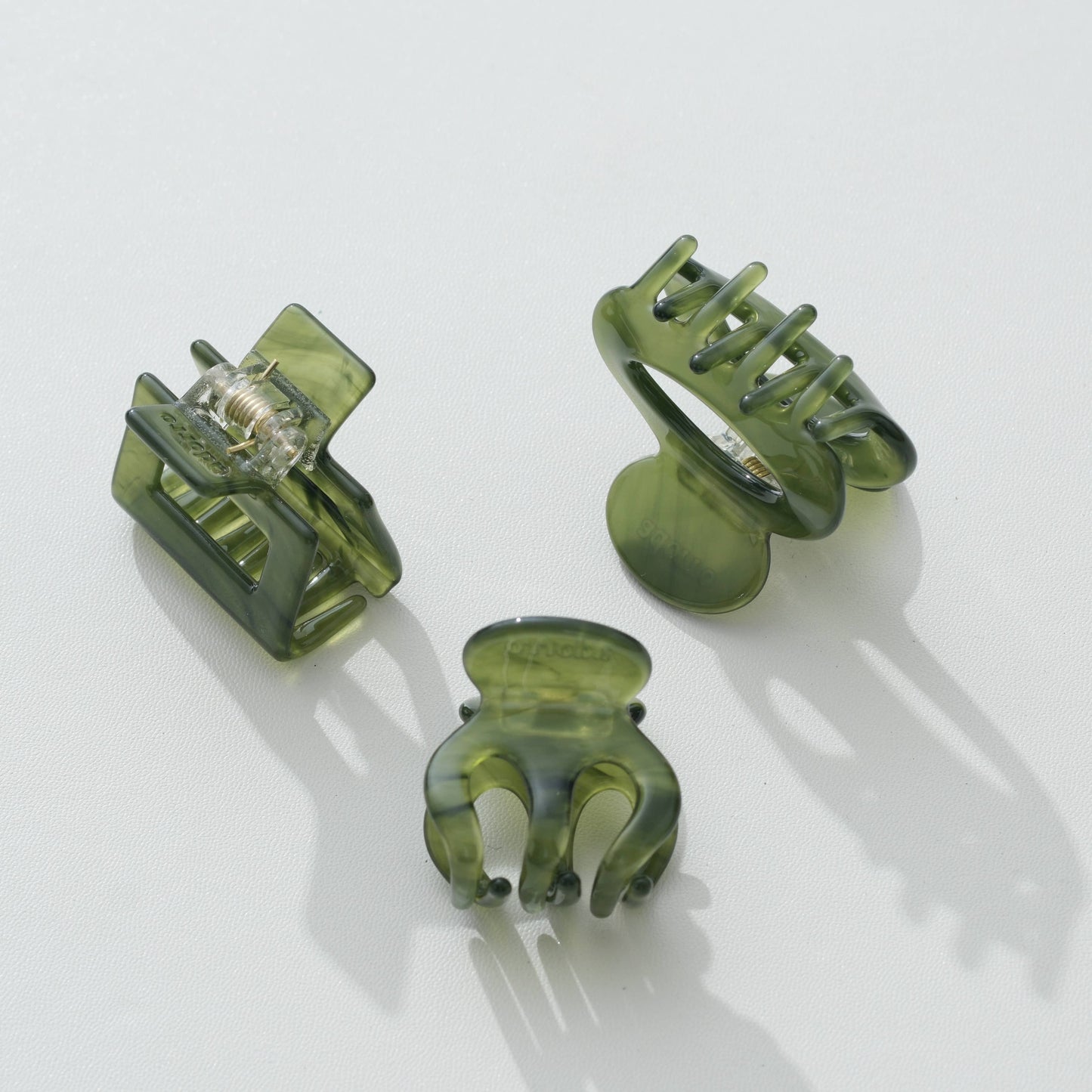 Jade Green Mini - Assorted Claw Clips