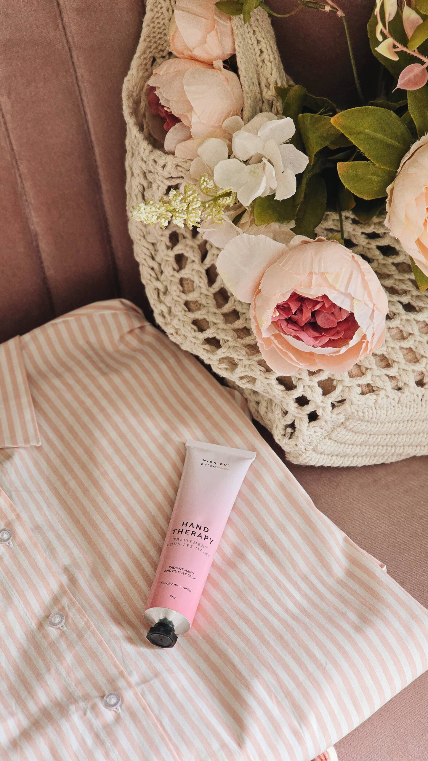 Hand Therapy Cream - French Rose + Vanilla 