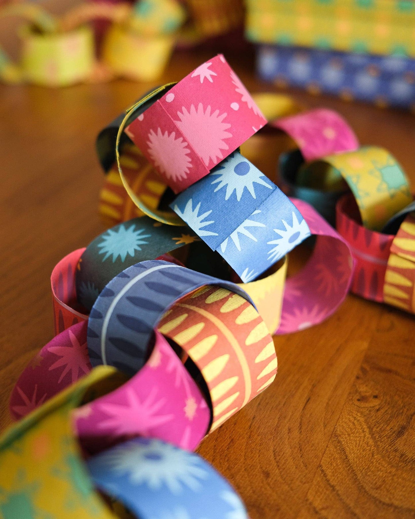 UK/EU: Pink & Red Paper Chain Kit