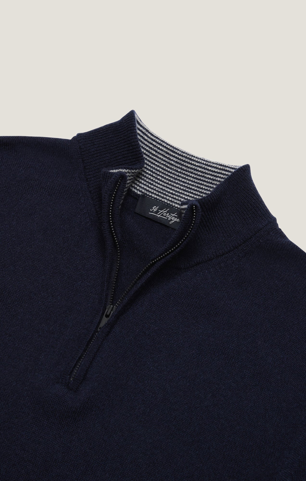 Cashmere Quarter Zip Sweater