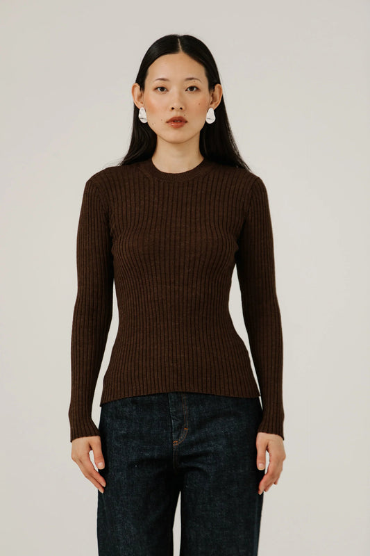 Fine Knit Rib Top