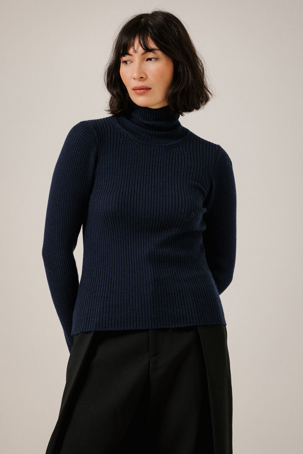 Fine Merino Turtleneck
