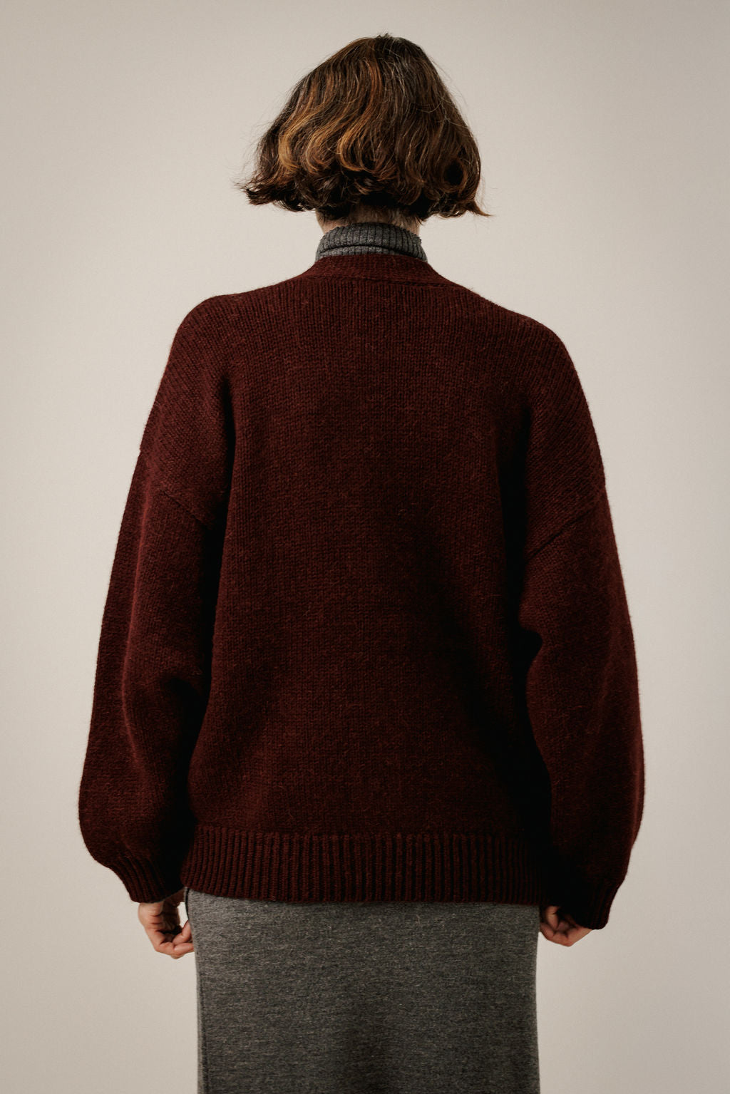 Oversized Alpaca Cardigan