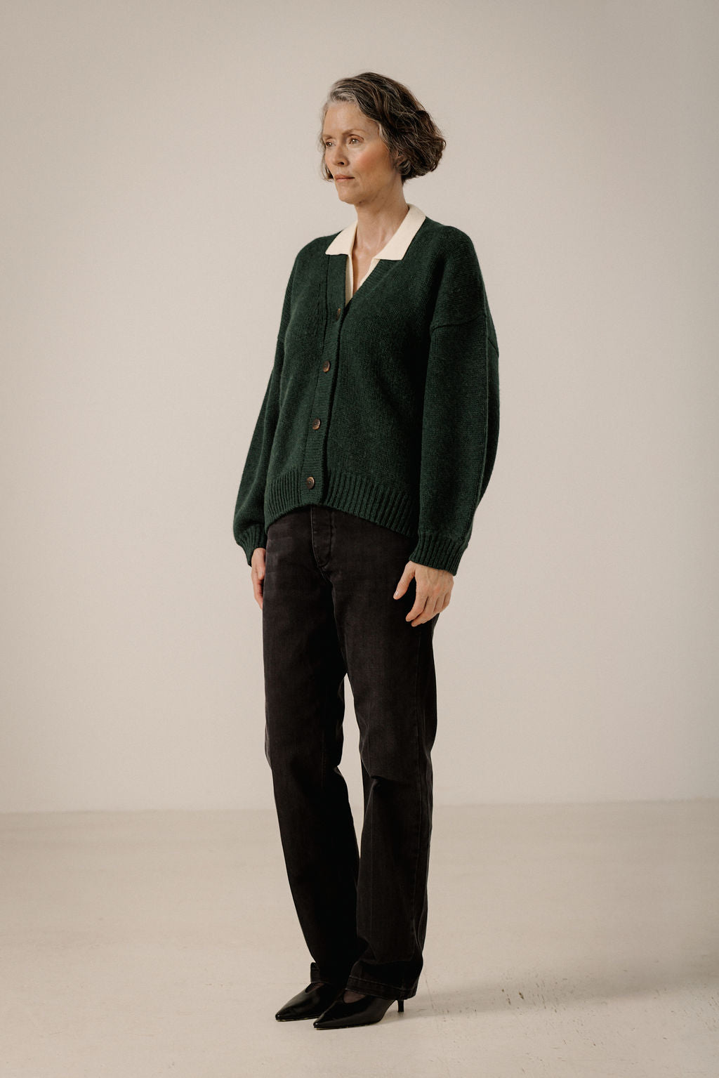 Oversized Alpaca Cardigan