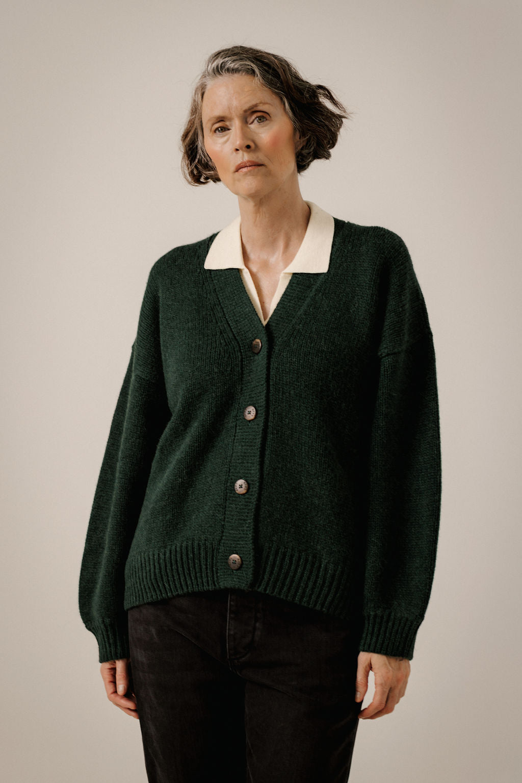 Oversized Alpaca Cardigan