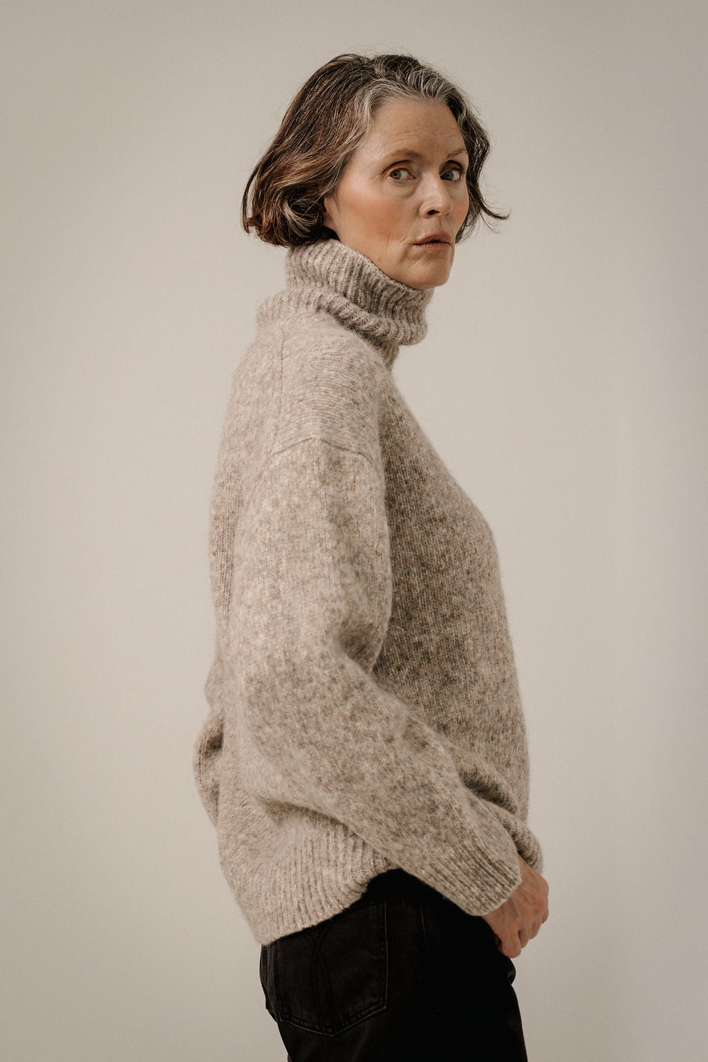 Oversized Alpaca Turtleneck