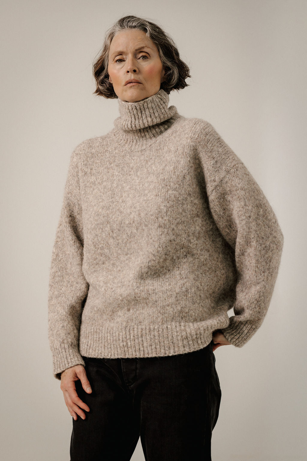 Oversized Alpaca Turtleneck
