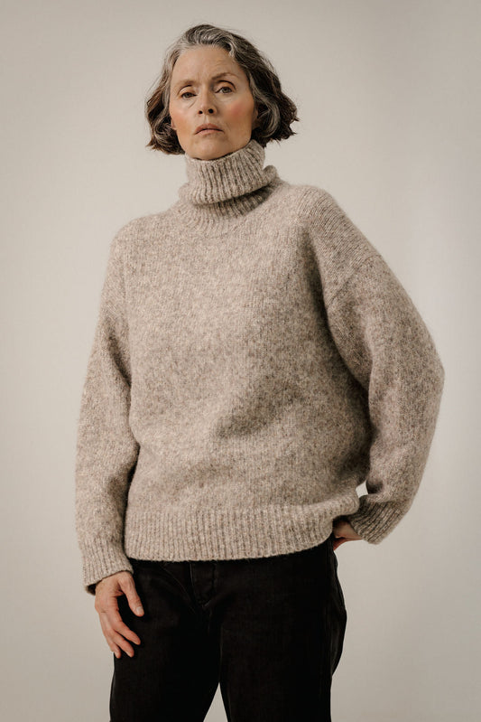 Oversized Alpaca Turtleneck