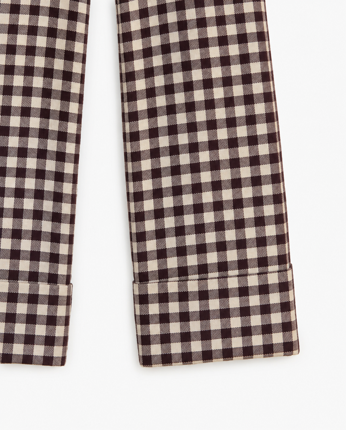 45382- Straight Jacquard Trousers