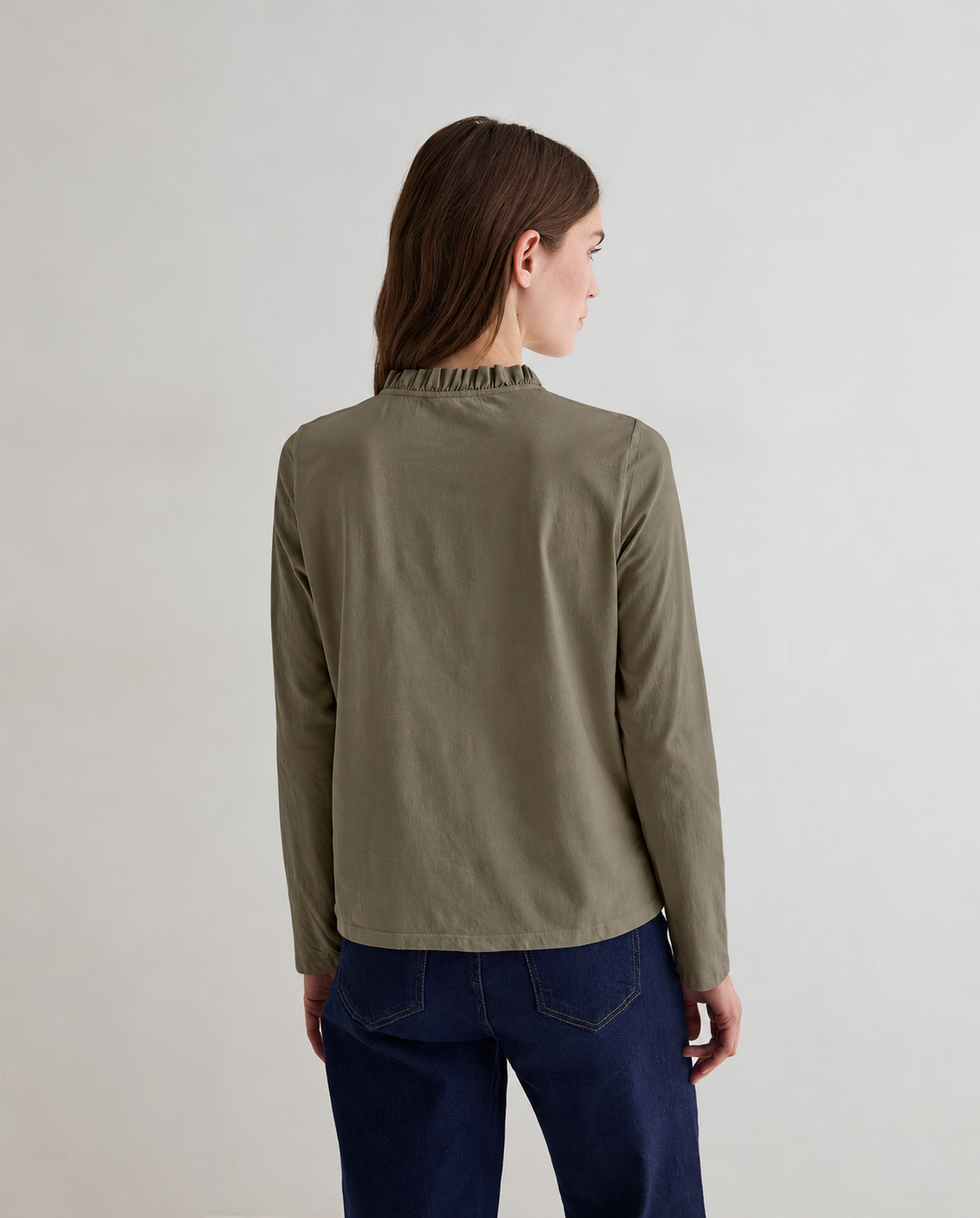 45167 Shirt With Embroidered Detail