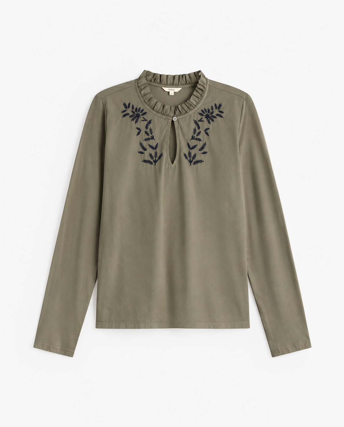 45167 Shirt With Embroidered Detail