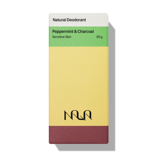 Peppermint & activated charcoal natural deodorant