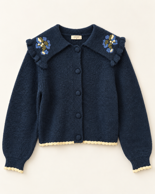 Maeve Ruffle Collar Sweater