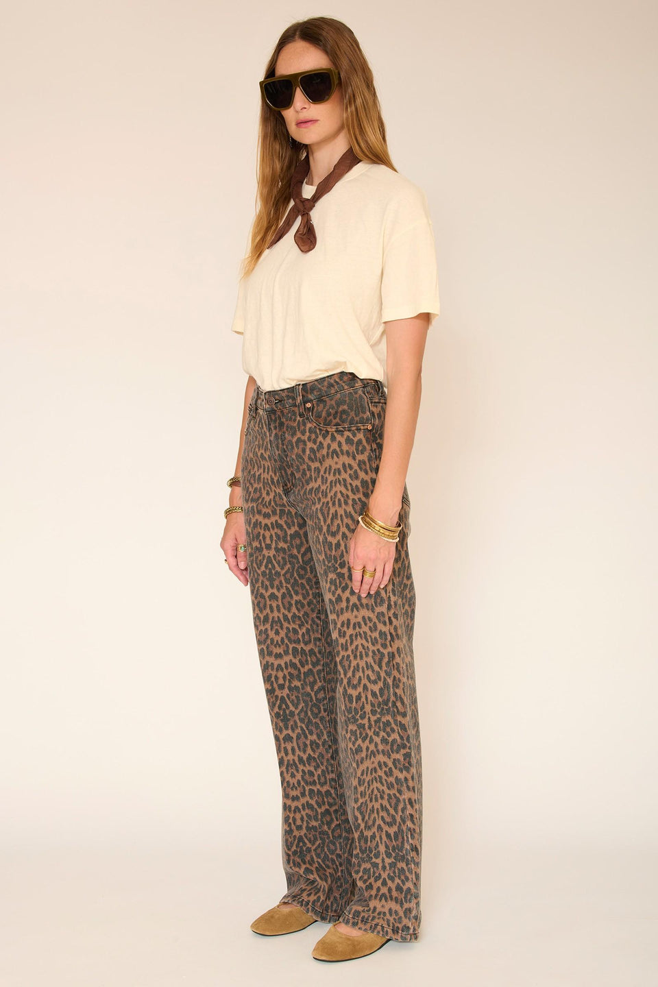 The Jagger Leopard Print Jean