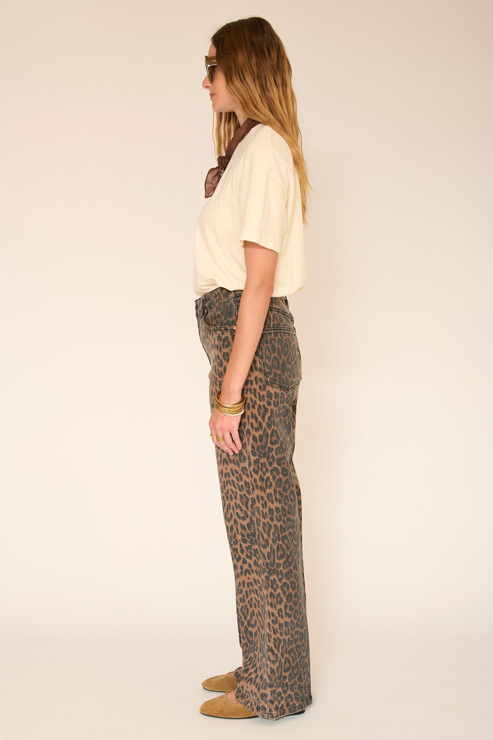 The Jagger Leopard Print Jean