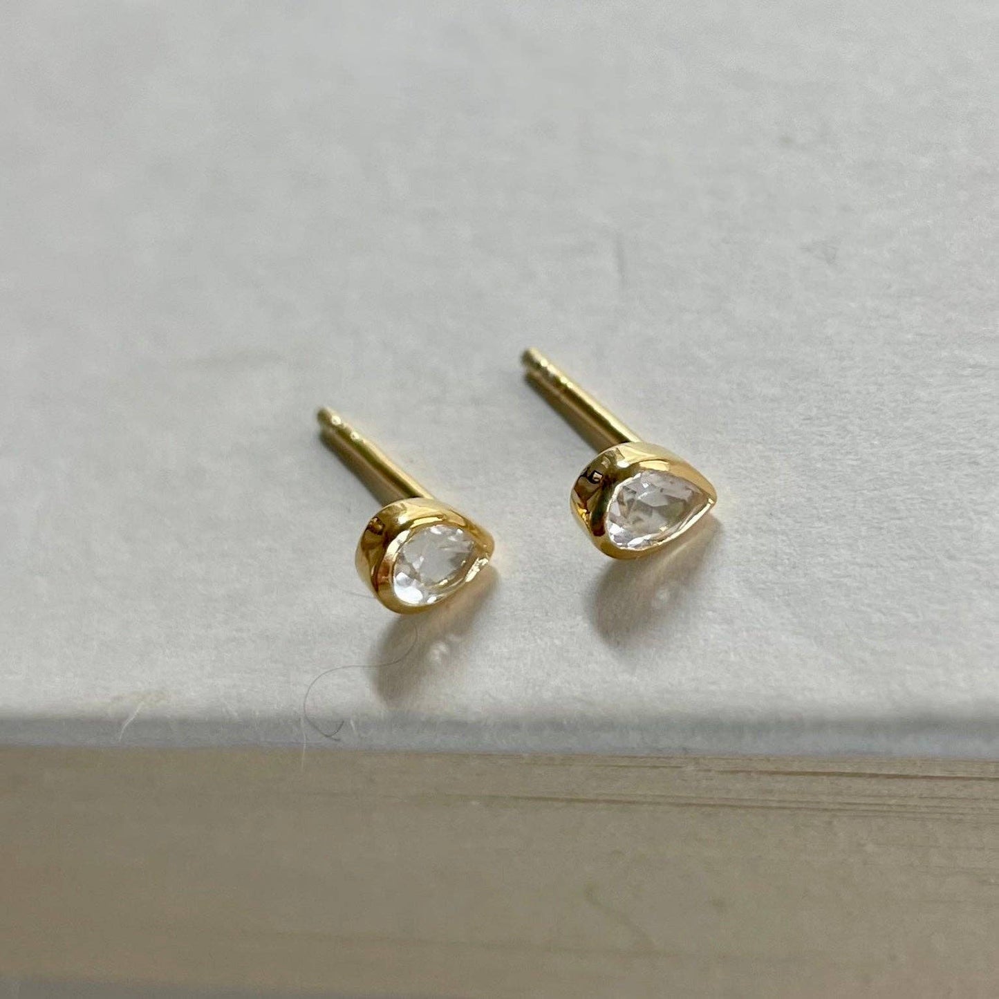 Joy Studs | Quartz & Gold