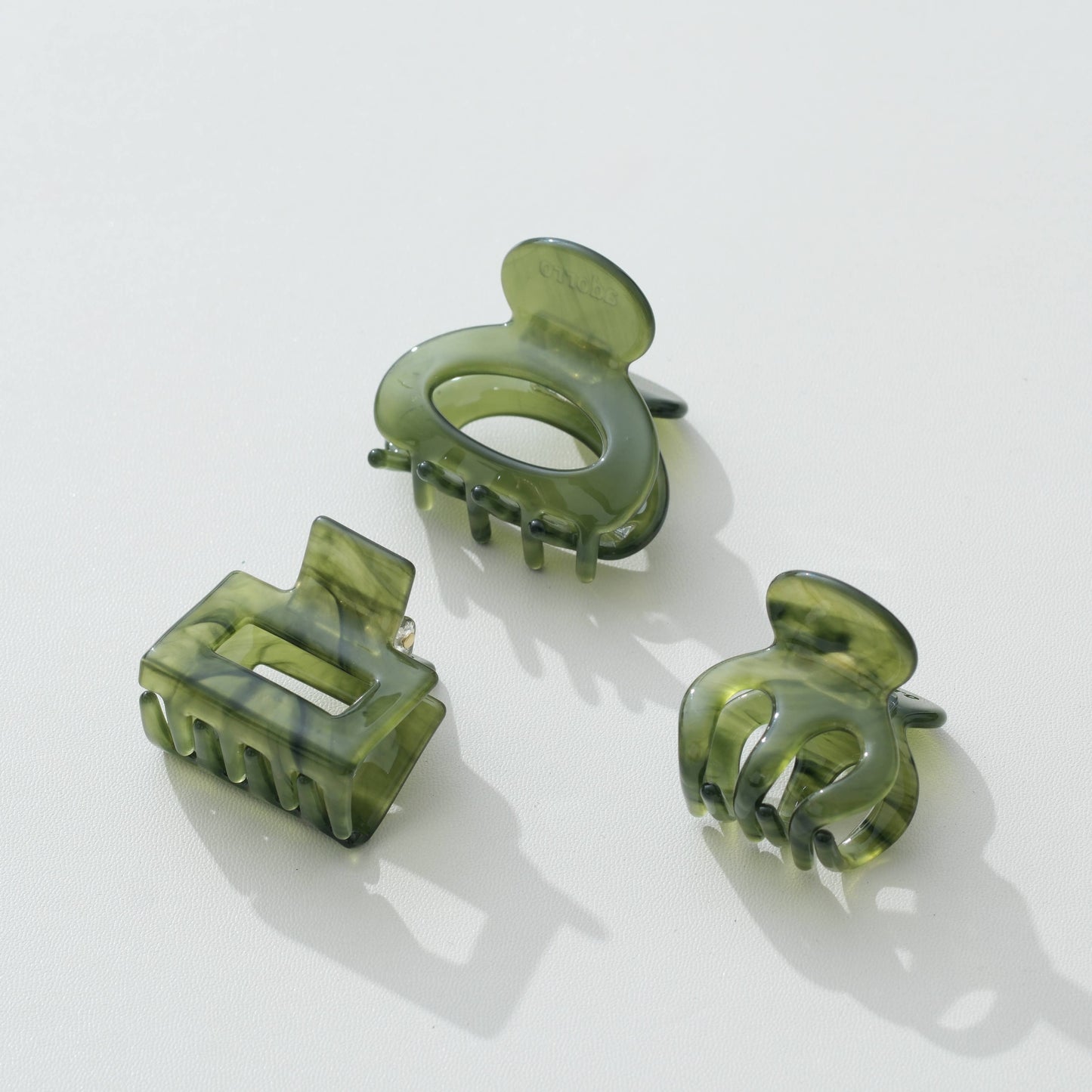 Jade Green Mini - Assorted Claw Clips