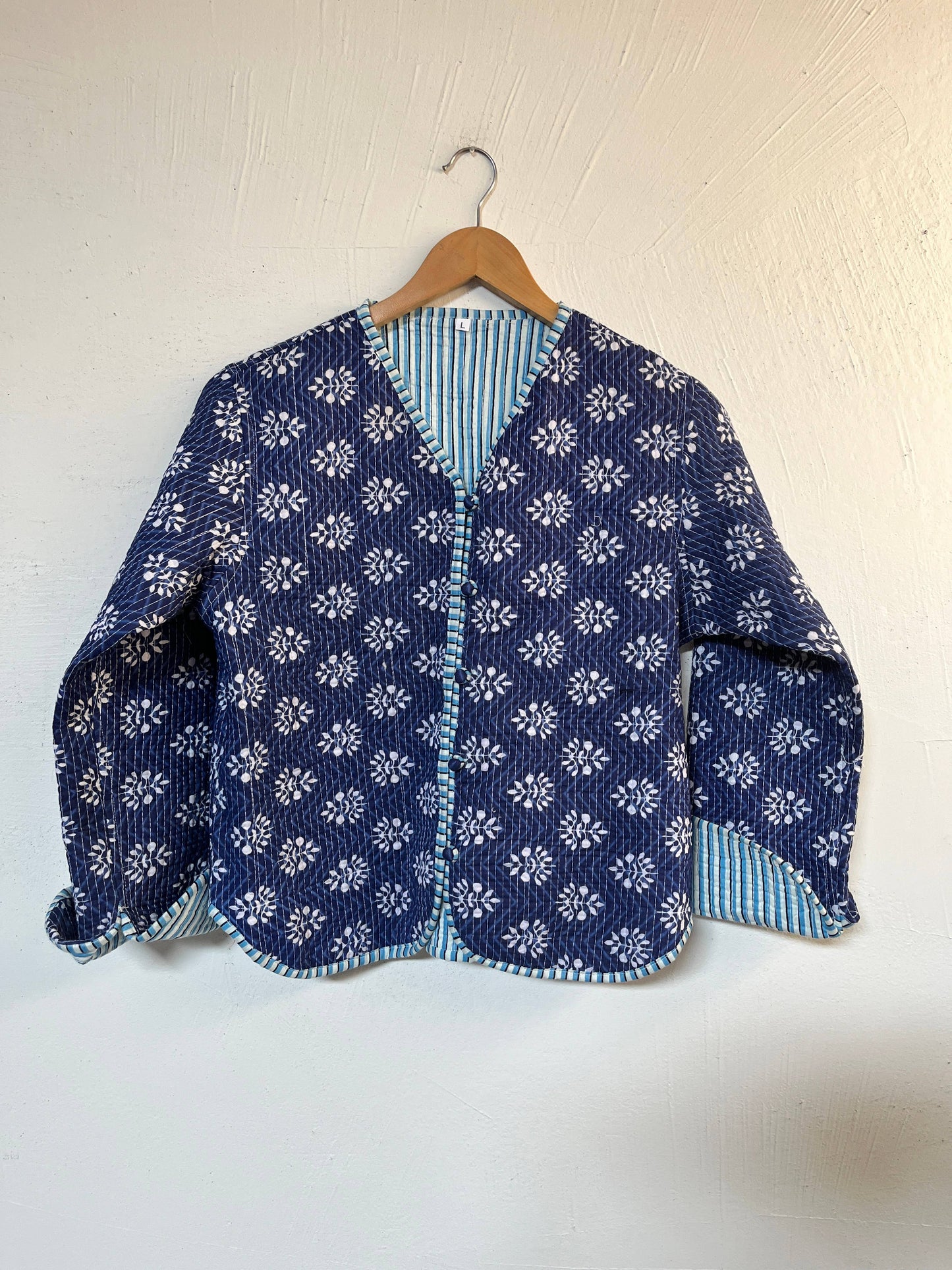 Dahlia Reversible Cotton Quilted Jacket