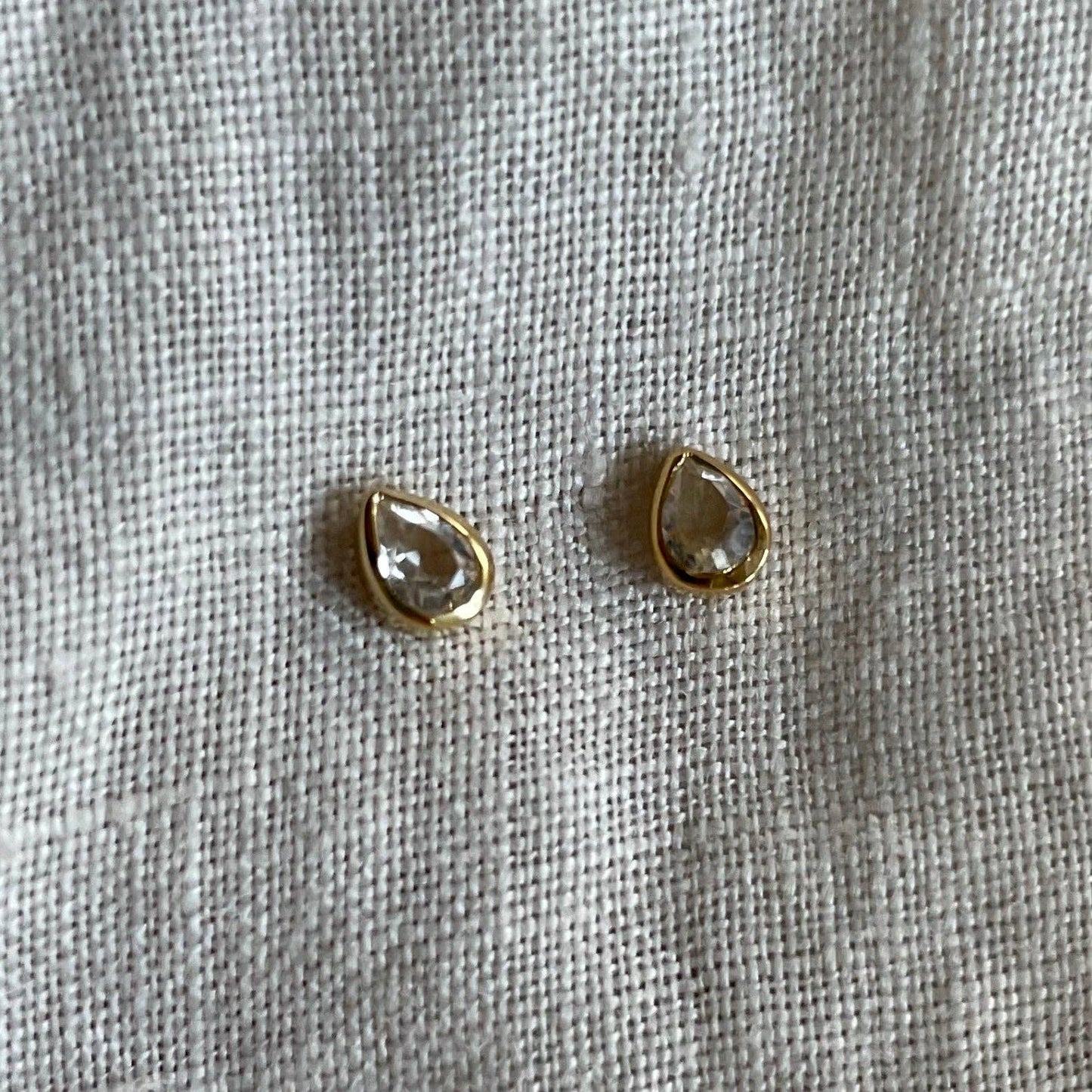 Joy Studs | Quartz & Gold