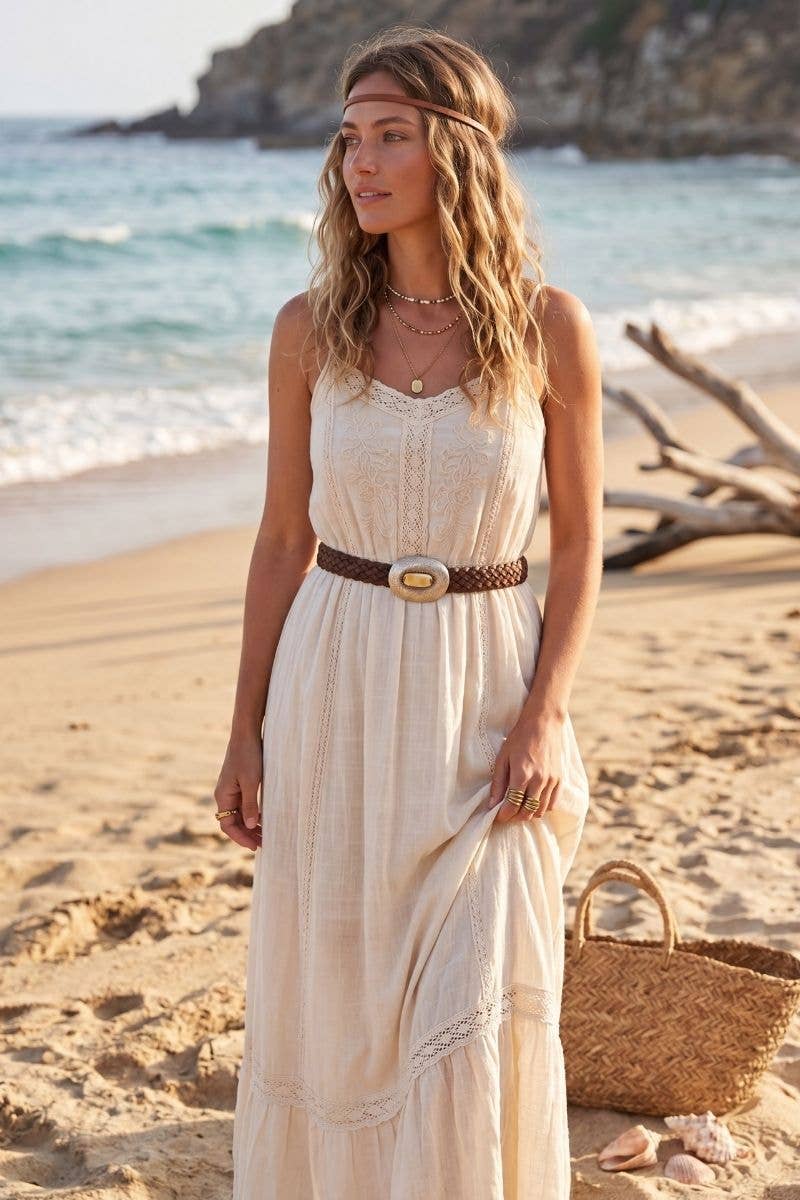 MERCURIO NARROW BROWN LEATHER BELT