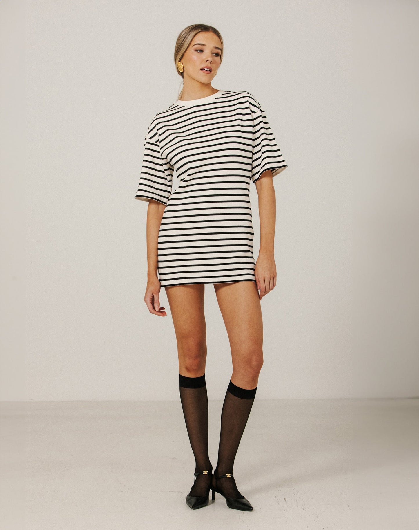 Striped T-Shirt Dress