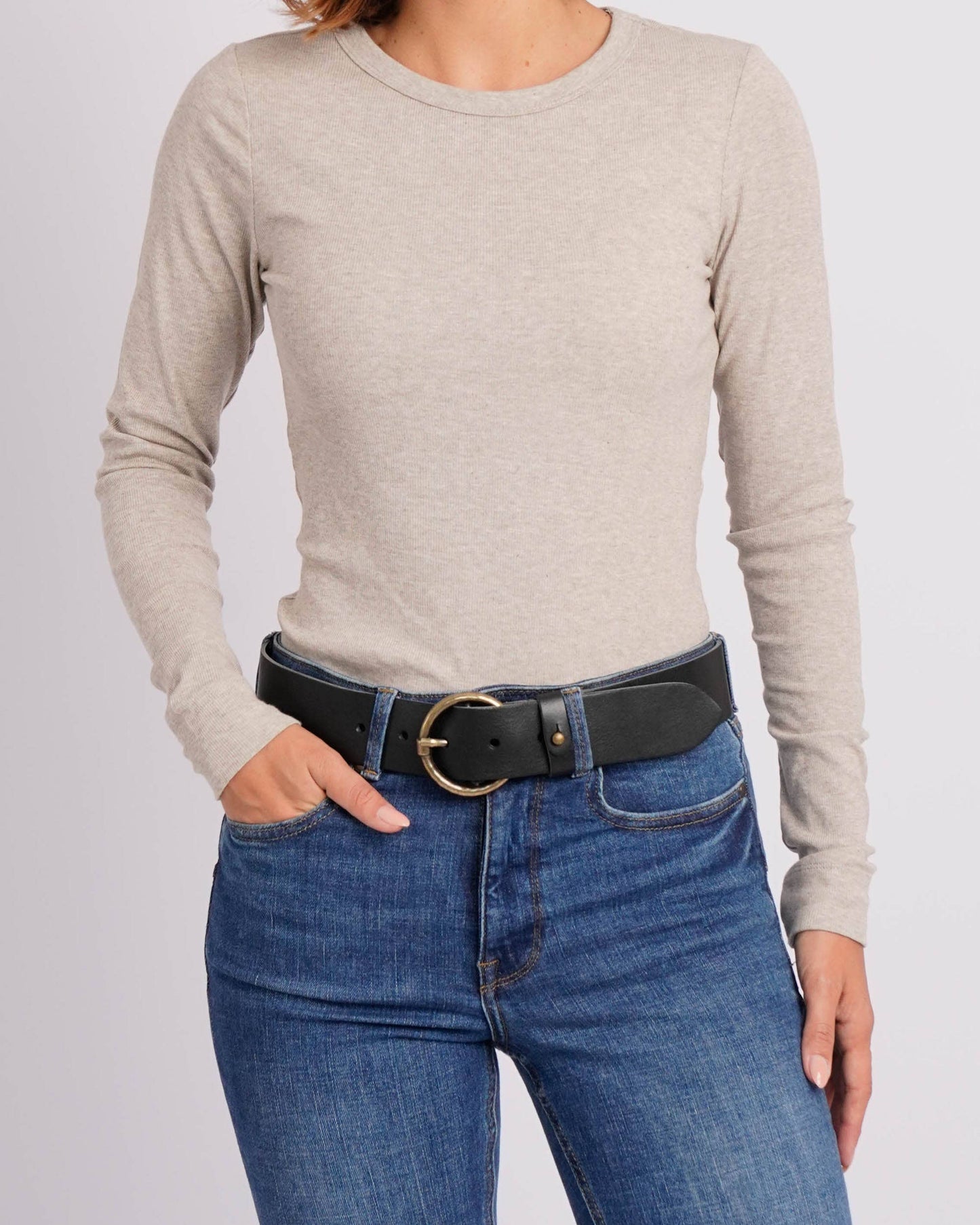 Pip 2.0 | Vintage Full-Grain Leather Belt for Women