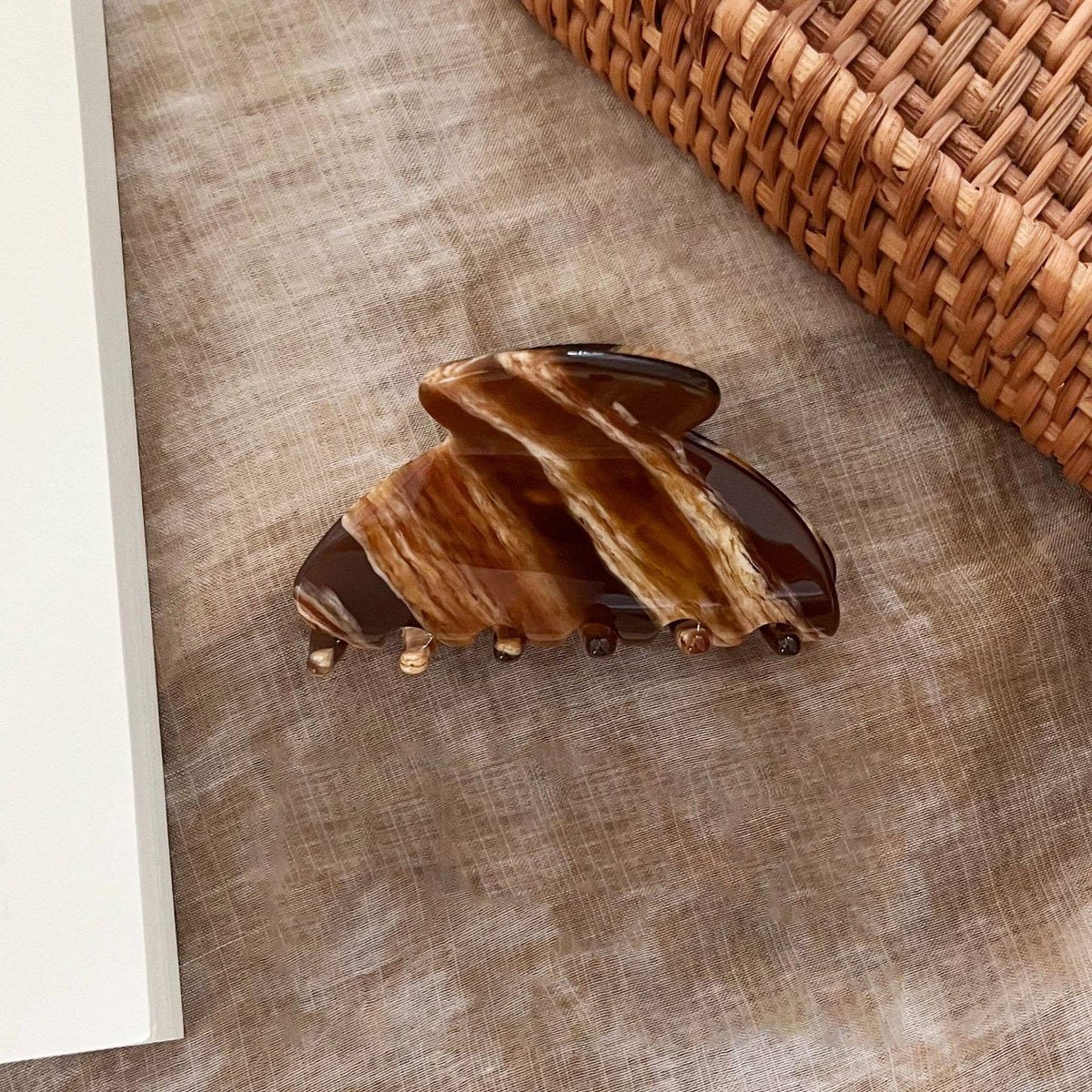 Leopard & Marbled Hair Claw Clip | Acetate Boutique Styles