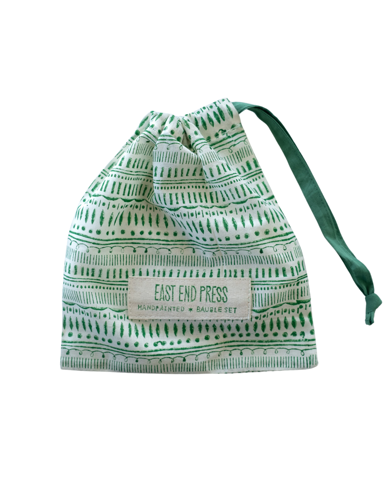 UK/EU: Jolly Green Bauble Bag - Set of Three