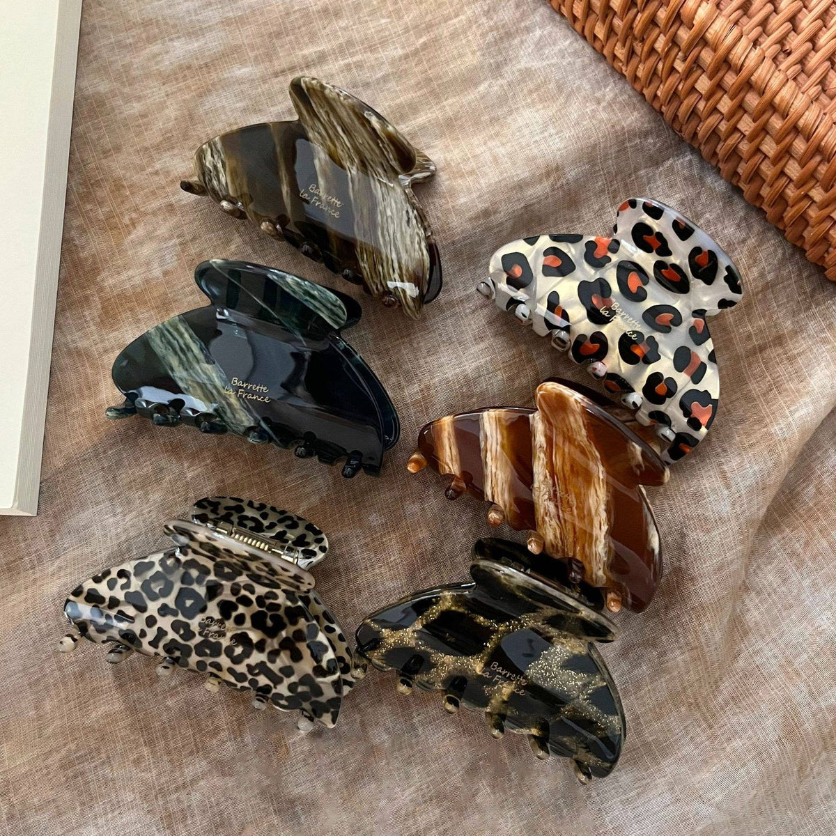 Leopard & Marbled Hair Claw Clip | Acetate Boutique Styles