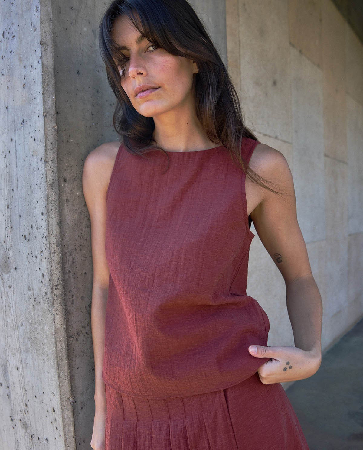 44881 - Round Neck Top